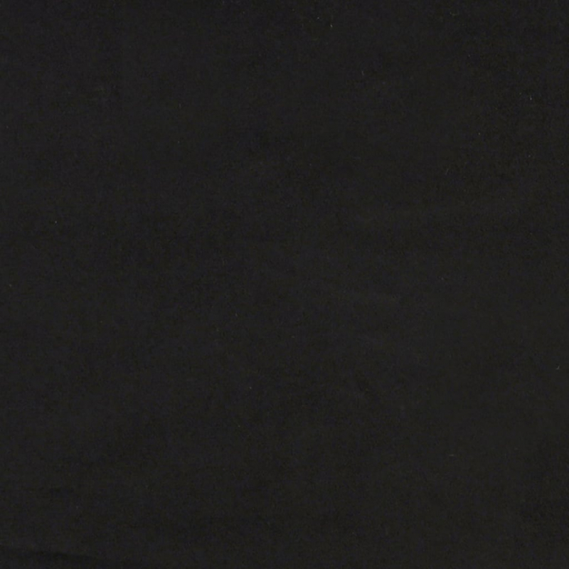 Bett mit Matratze Schwarz 140x200 cm Samt