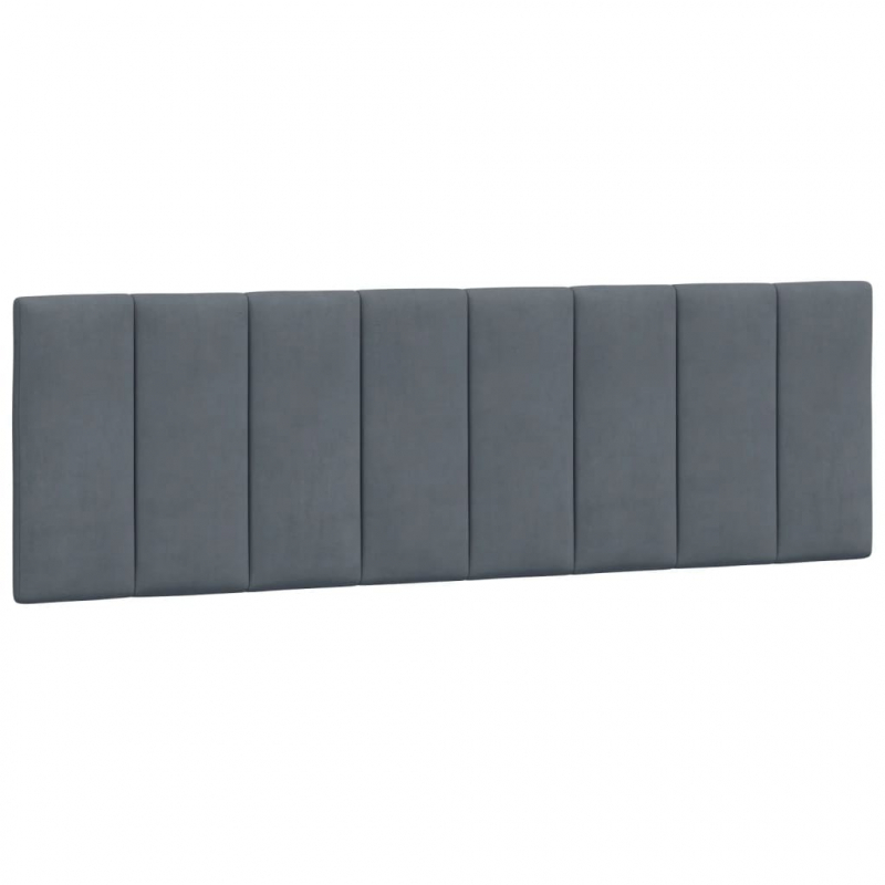 Bett mit Matratze Dunkelgrau 160x200 cm Samt