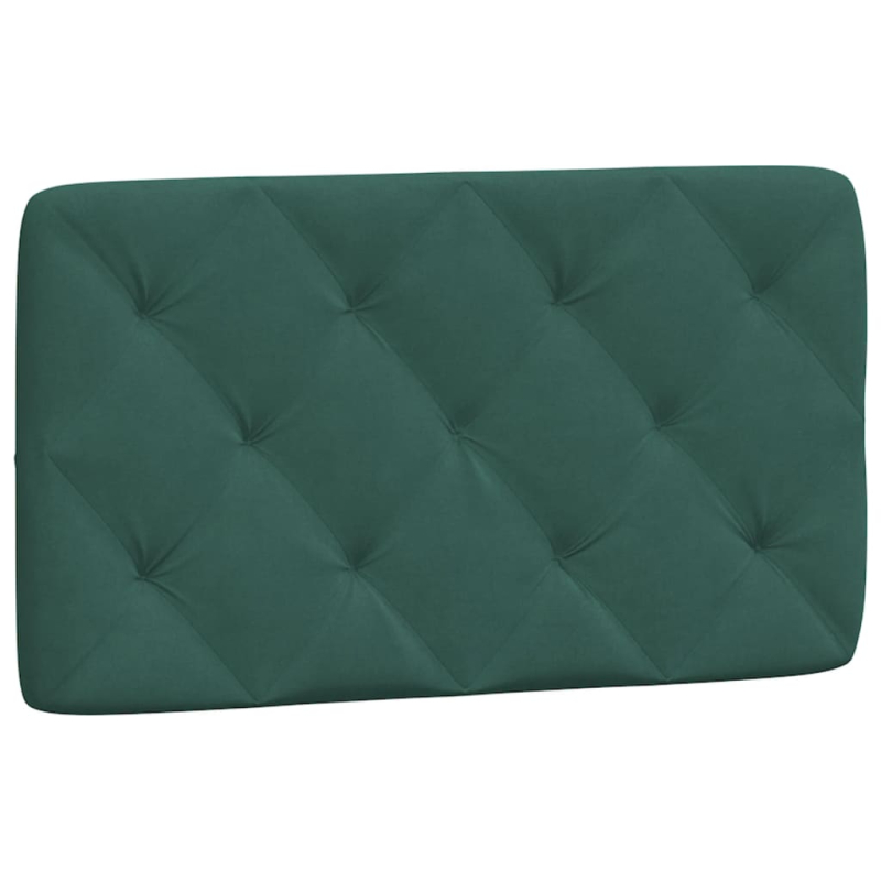 Bett mit Matratze Dunkelgrün 90x200 cm Samt
