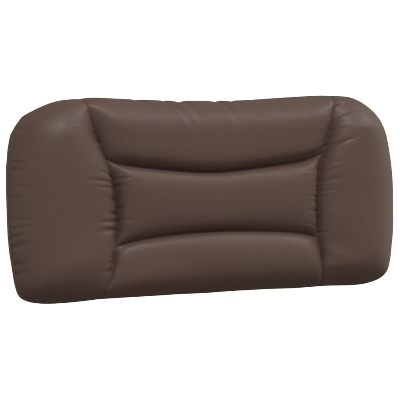 Bett mit Matratze Braun 80x200 cm Kunstleder