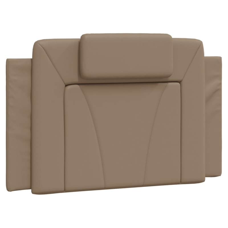 Bett mit Matratze Cappuccino-Braun 90x190 cm Kunstleder