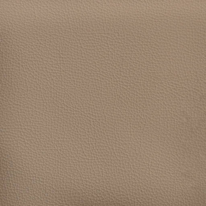 Bett mit Matratze Cappuccino-Braun 140x190 cm Kunstleder