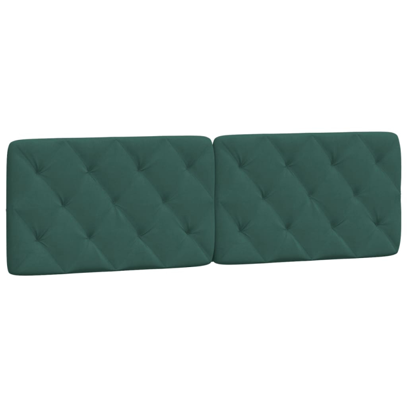 Bettgestell mit LED-Leuchten Dunkelgrün 160x200 cm Samt