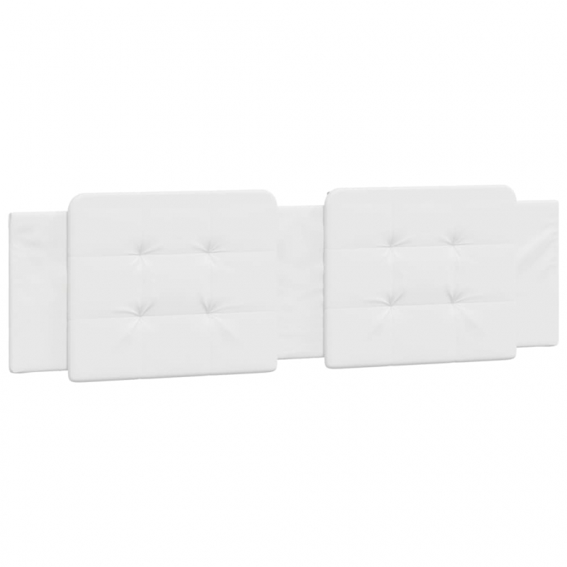 Bettgestell mit LED Schwarz und Weiß 180x200 cm Kunstleder