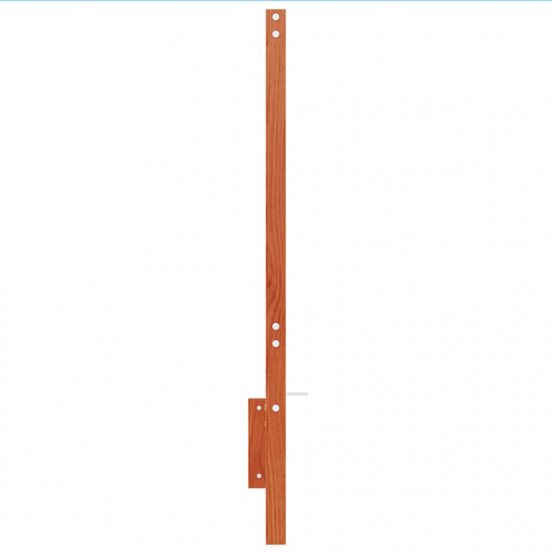 Kopfteil Wachsbraun 150 cm Massivholz Kiefer