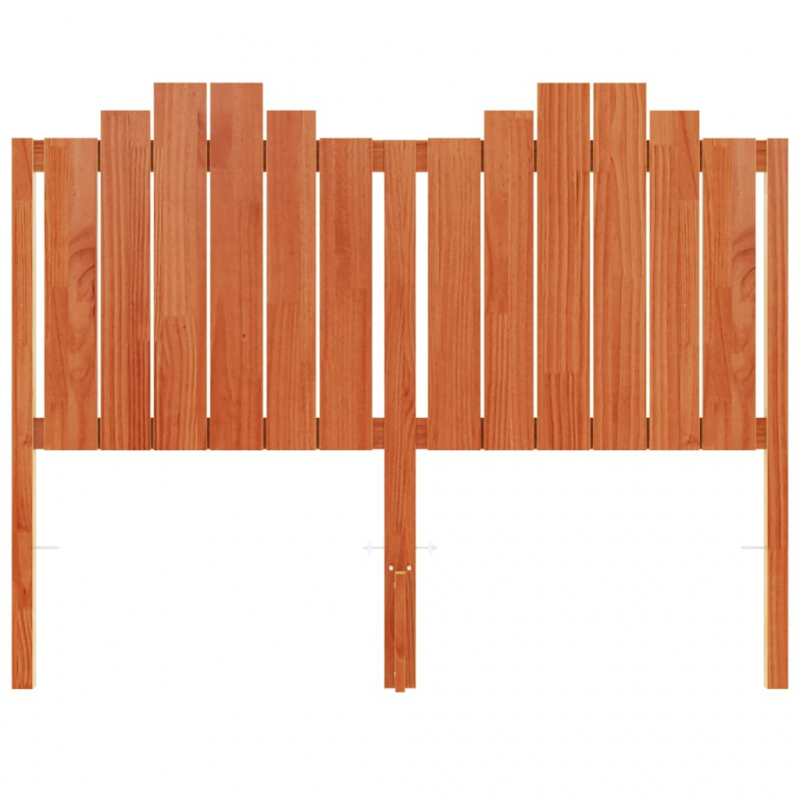 Kopfteil Wachsbraun 135 cm Massivholz Kiefer