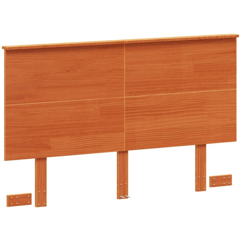Kopfteil Wachsbraun 135 cm Massivholz Kiefer