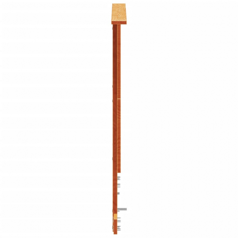 Kopfteil Wachsbraun 135 cm Massivholz Kiefer