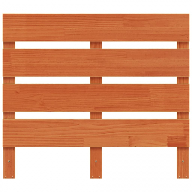Kopfteil Wachsbraun 90 cm Massivholz Kiefer