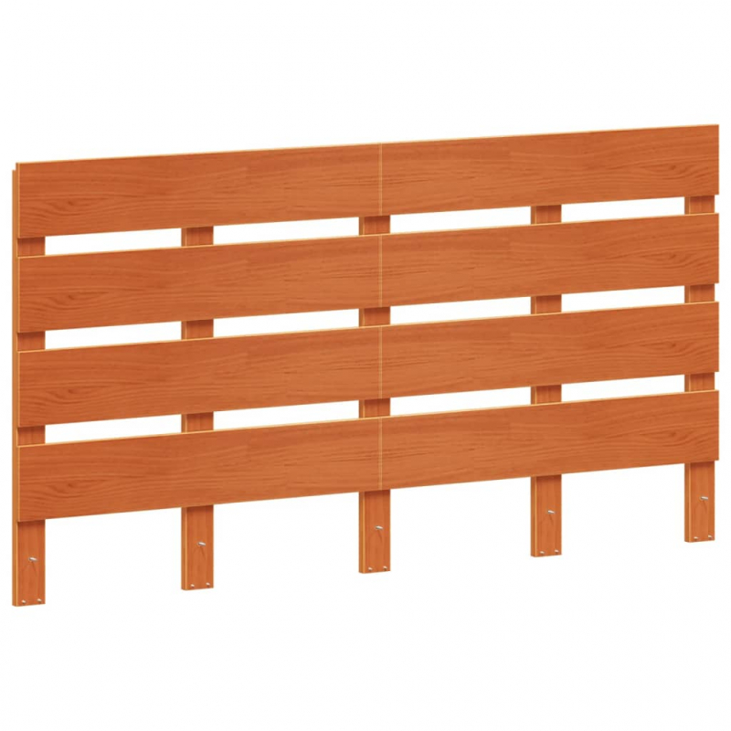Kopfteil Wachsbraun 150 cm Massivholz Kiefer