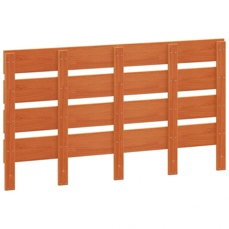 Kopfteil Wachsbraun 150 cm Massivholz Kiefer
