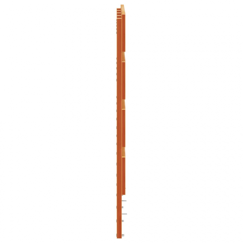 Kopfteil Wachsbraun 135 cm Massivholz Kiefer