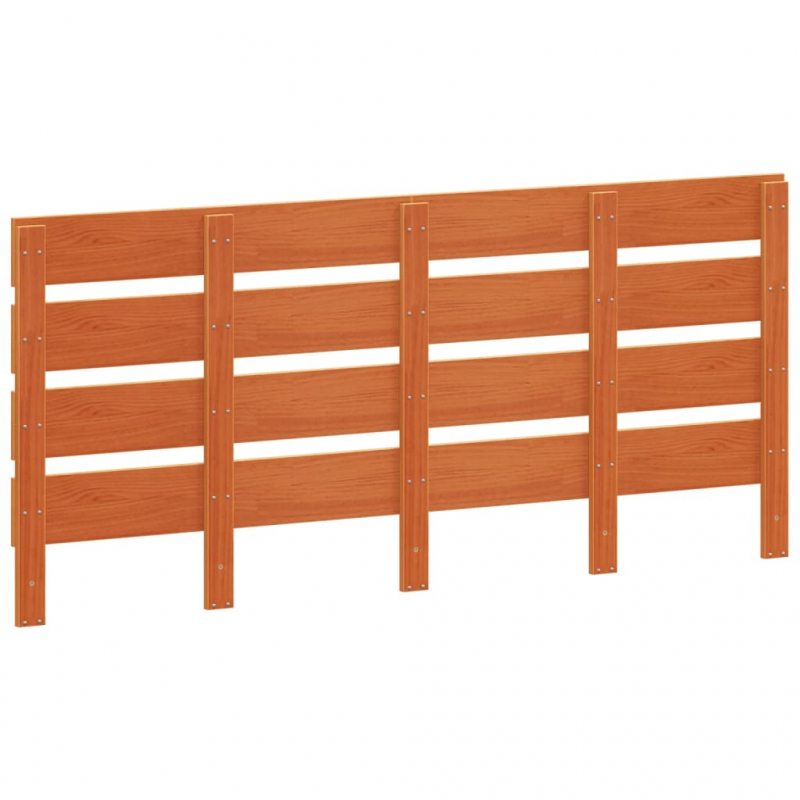 Kopfteil Wachsbraun 135 cm Massivholz Kiefer