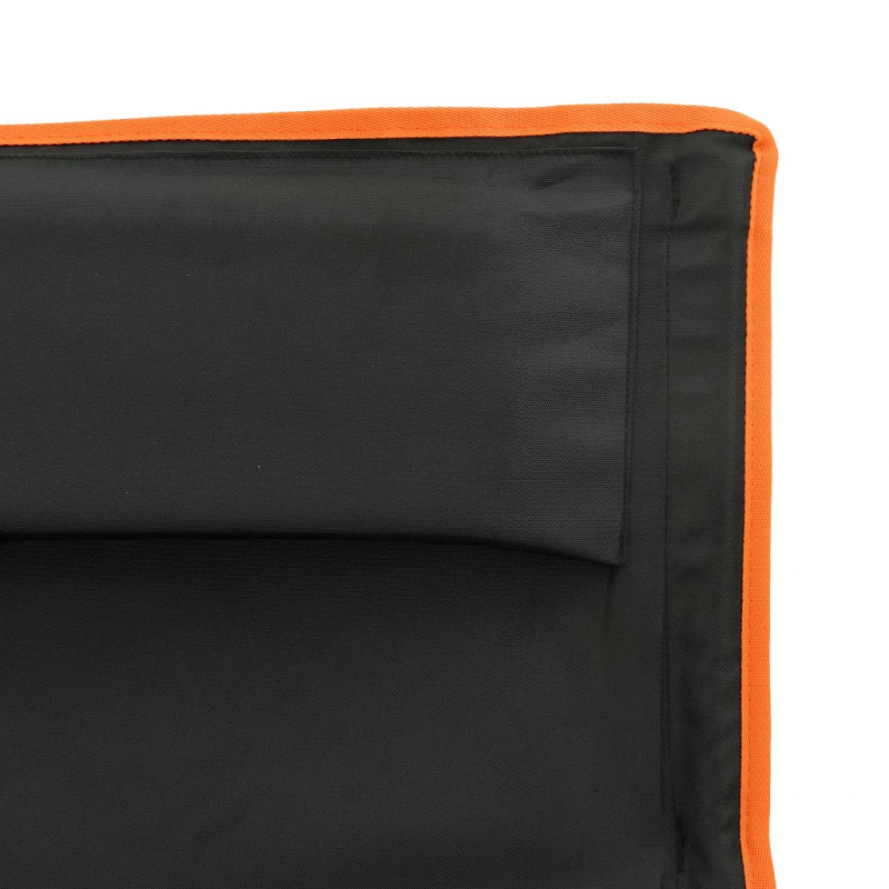 Campingstühle 2 Stk. Klappbar Schwarz Oxford-Gewebe Aluminium