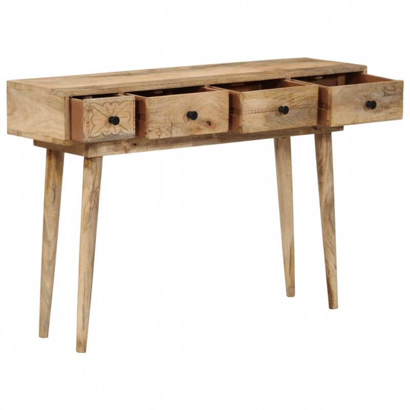 Konsolentisch 110x30x75 cm Massivholz Mango