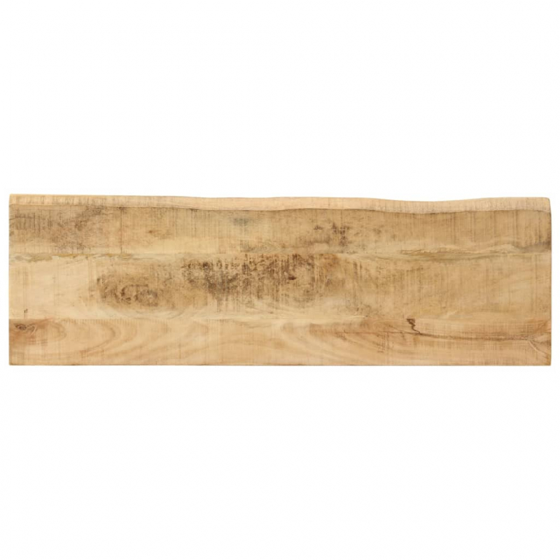 Konsolentisch mit Baumkante 105x33x76 cm Massivholz Mango