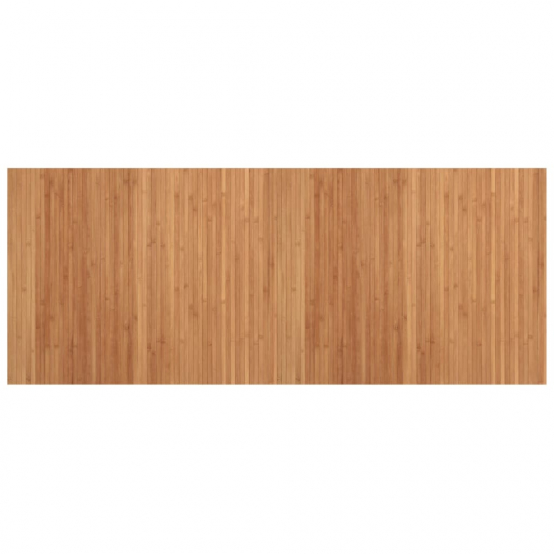 Teppich Rechteckig Natur 80x200 cm Bambus