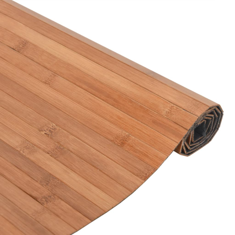 Teppich Rechteckig Natur 80x300 cm Bambus