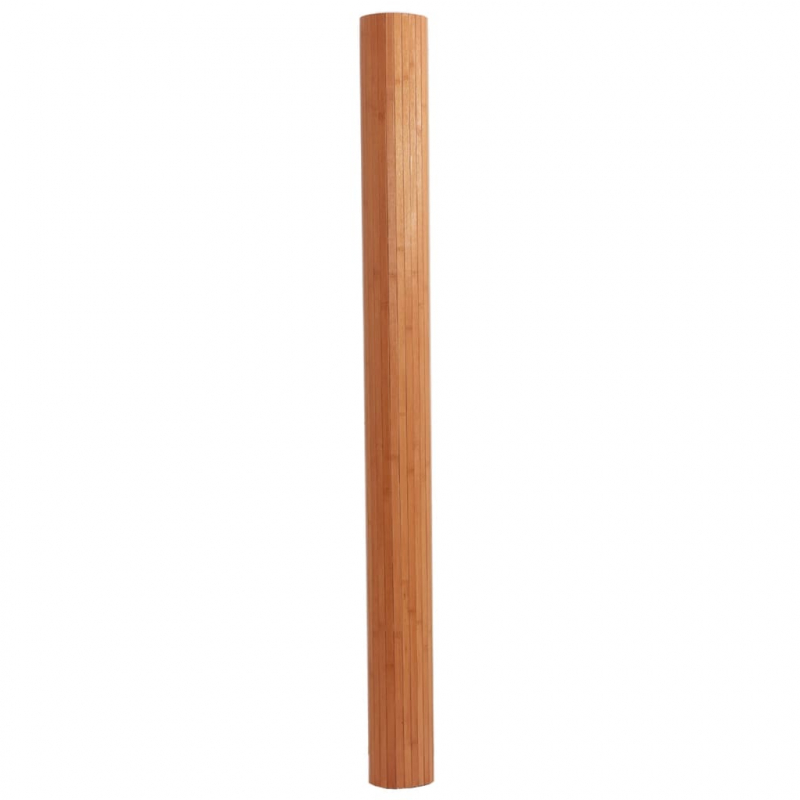 Teppich Rechteckig Braun 80x400 cm Bambus