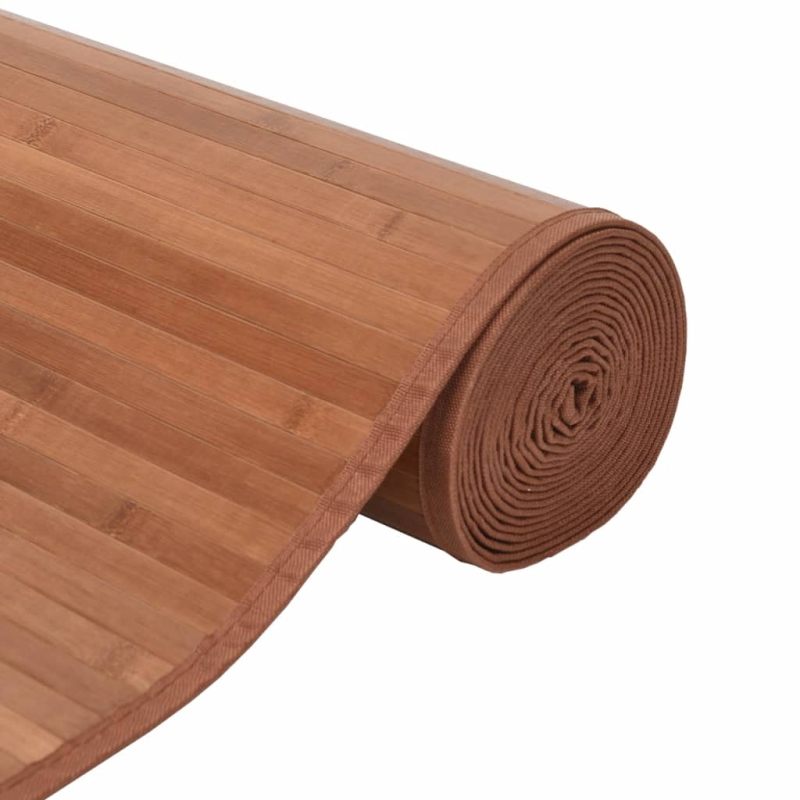 Teppich Rechteckig Braun 60x400 cm Bambus