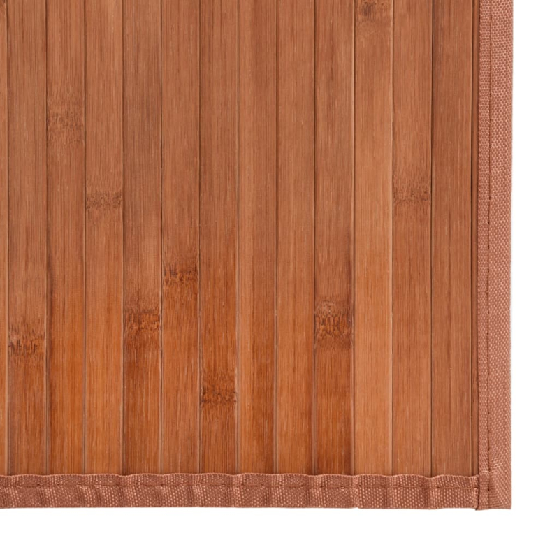 Teppich Rechteckig Braun 60x400 cm Bambus