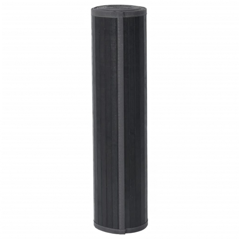 Teppich Rechteckig Grau 60x400 cm Bambus