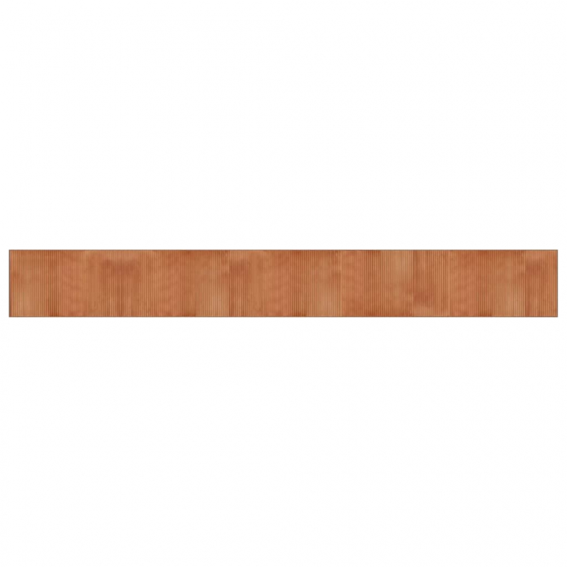 Teppich Rechteckig Braun 60x500 cm Bambus