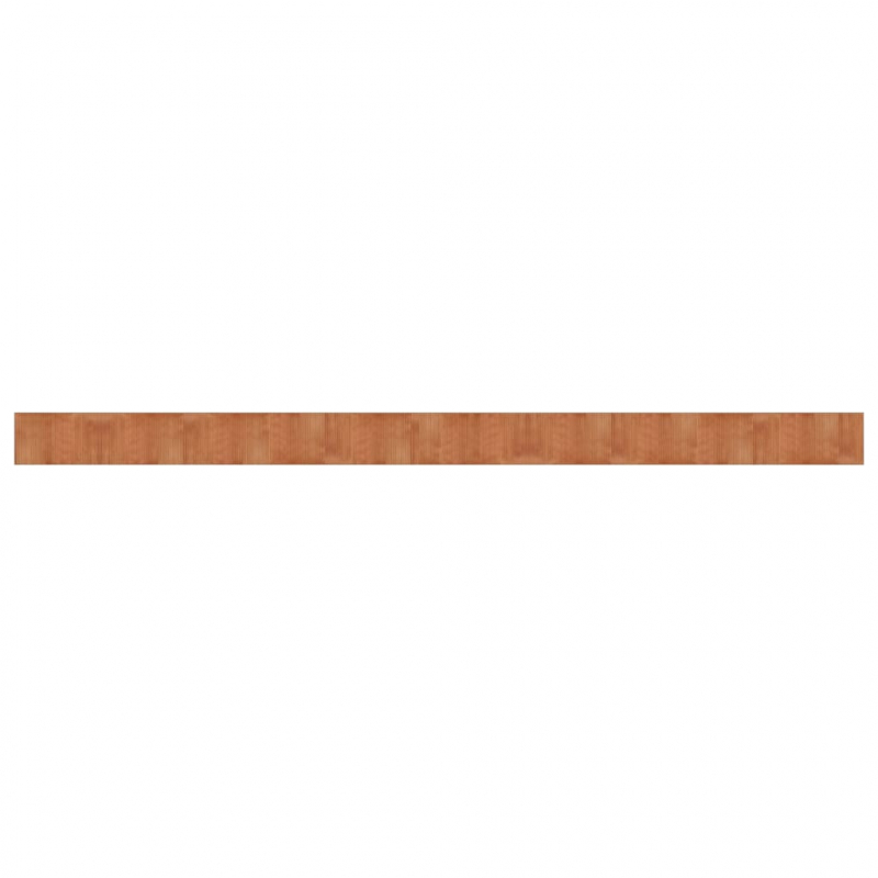 Teppich Rechteckig Braun 60x1000 cm Bambus