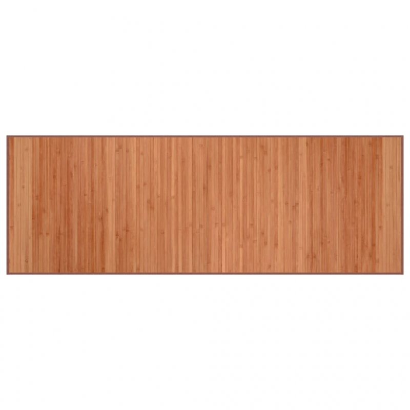 Teppich Rechteckig Braun 70x200 cm Bambus