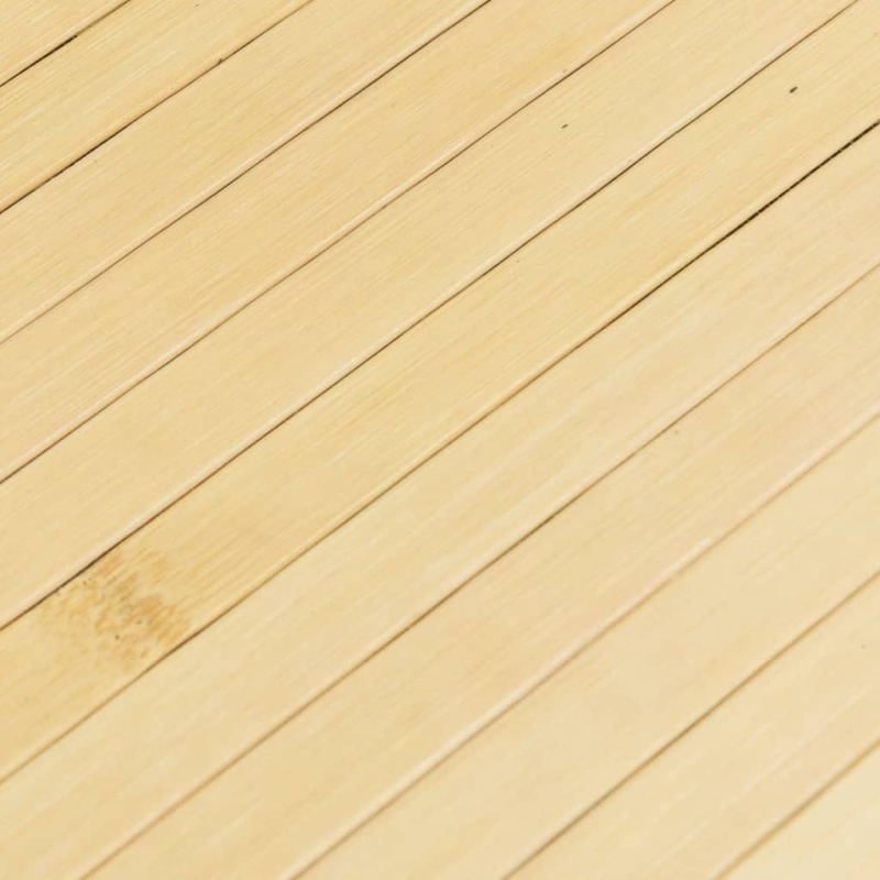 Teppich Rechteckig Hell Natur 70x300 cm Bambus
