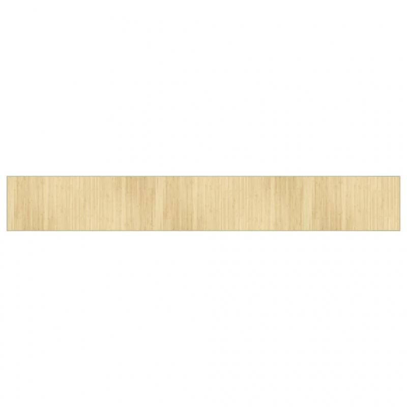 Teppich Rechteckig Hell Natur 70x500 cm Bambus