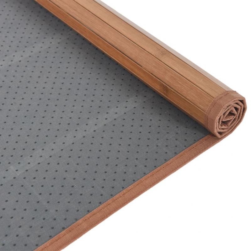Teppich Rechteckig Natur 80x200 cm Bambus