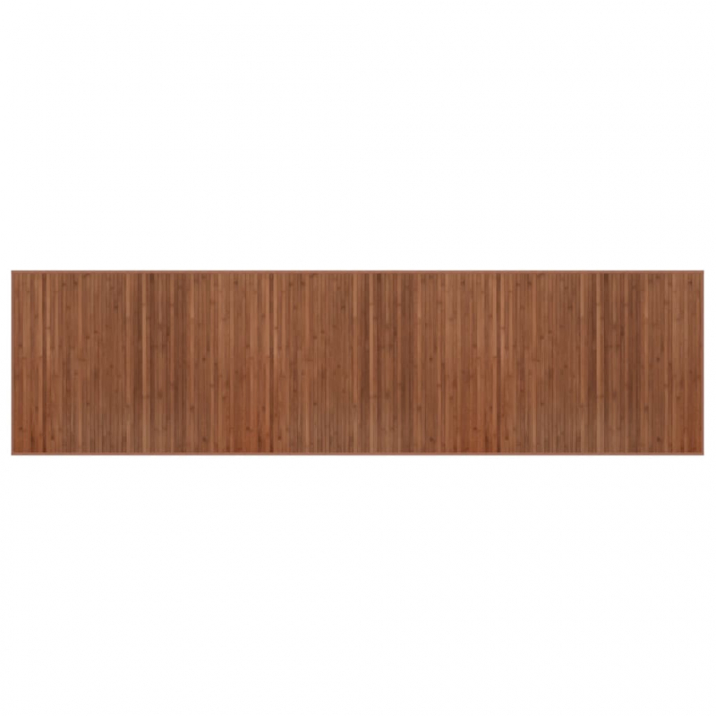 Teppich Rechteckig Braun 80x300 cm Bambus