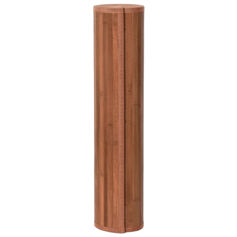 Teppich Rechteckig Braun 80x500 cm Bambus