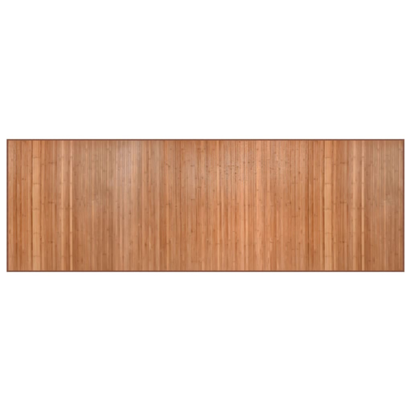 Teppich Rechteckig Natur 100x300 cm Bambus