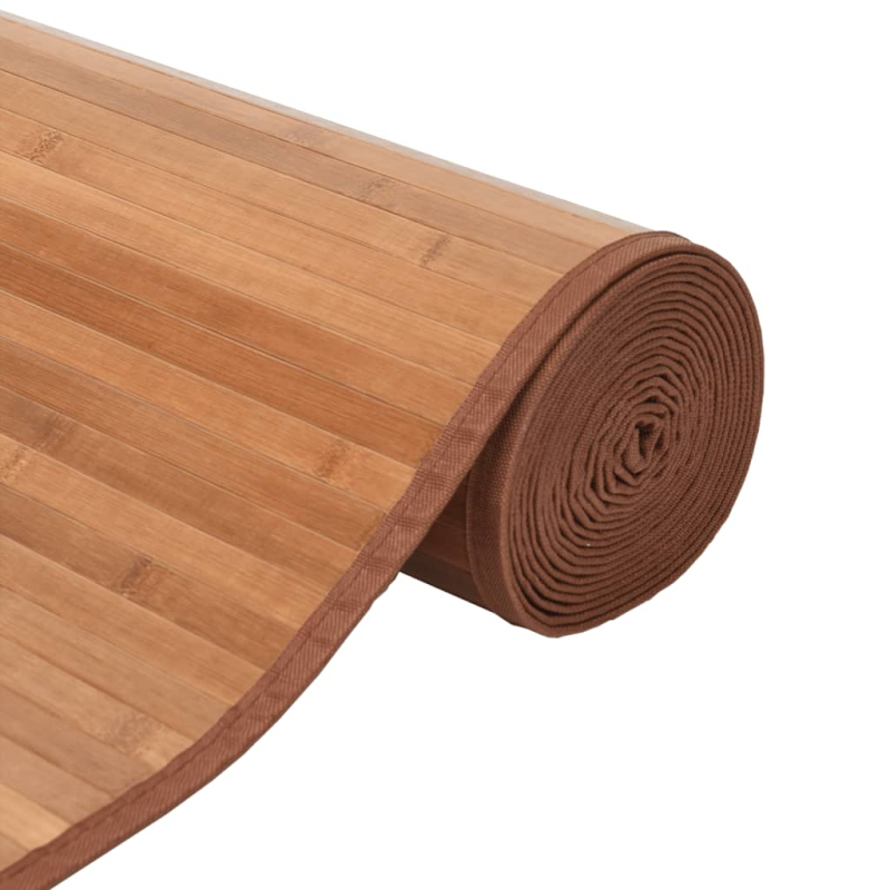 Teppich Rechteckig Natur 100x300 cm Bambus