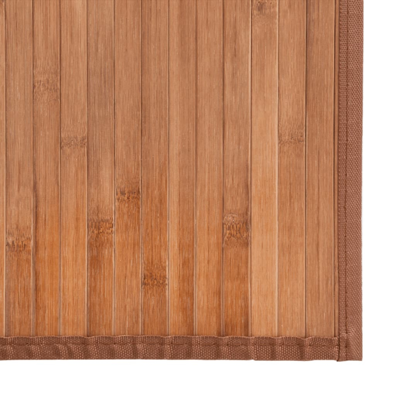 Teppich Rechteckig Natur 100x300 cm Bambus