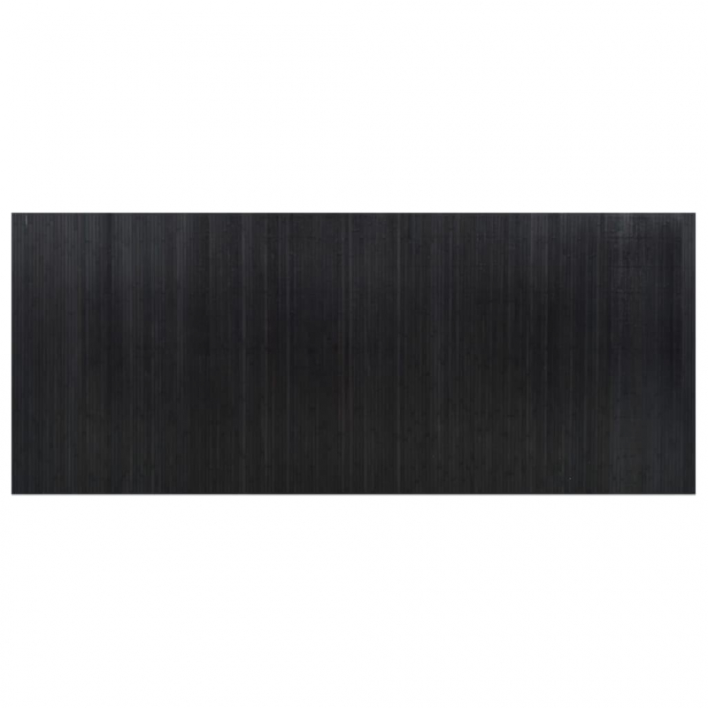 Paravent Schwarz 165x400 cm Bambus