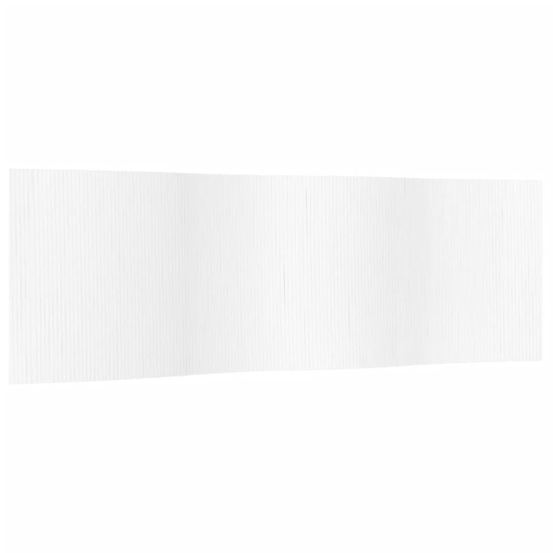 Paravent Weiß 165x600 cm Bambus