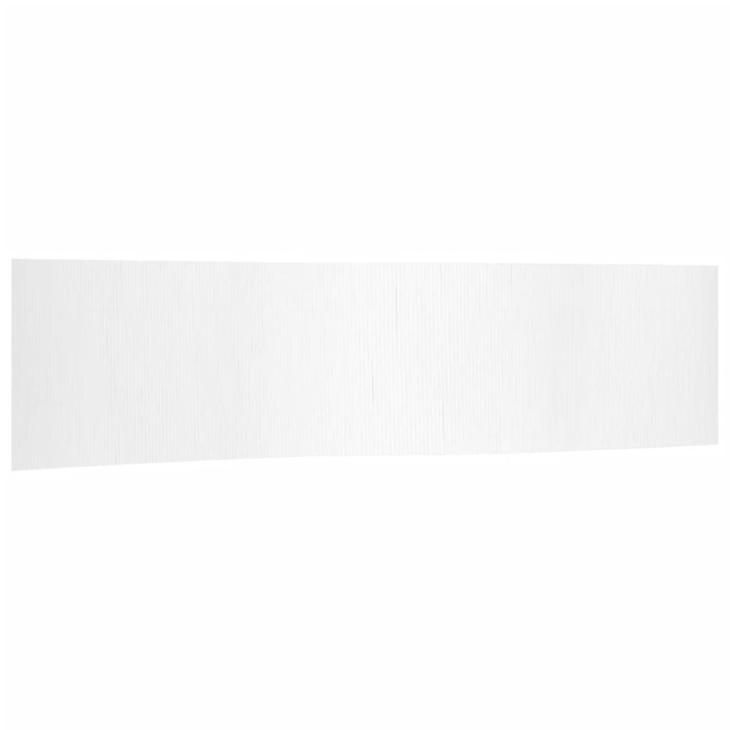Paravent Weiß 165x800 cm Bambus