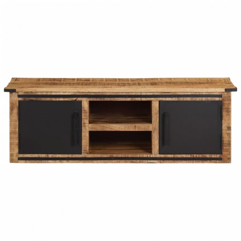 TV-Schrank mit Türen 105x35x36 cm Massivholz Mango