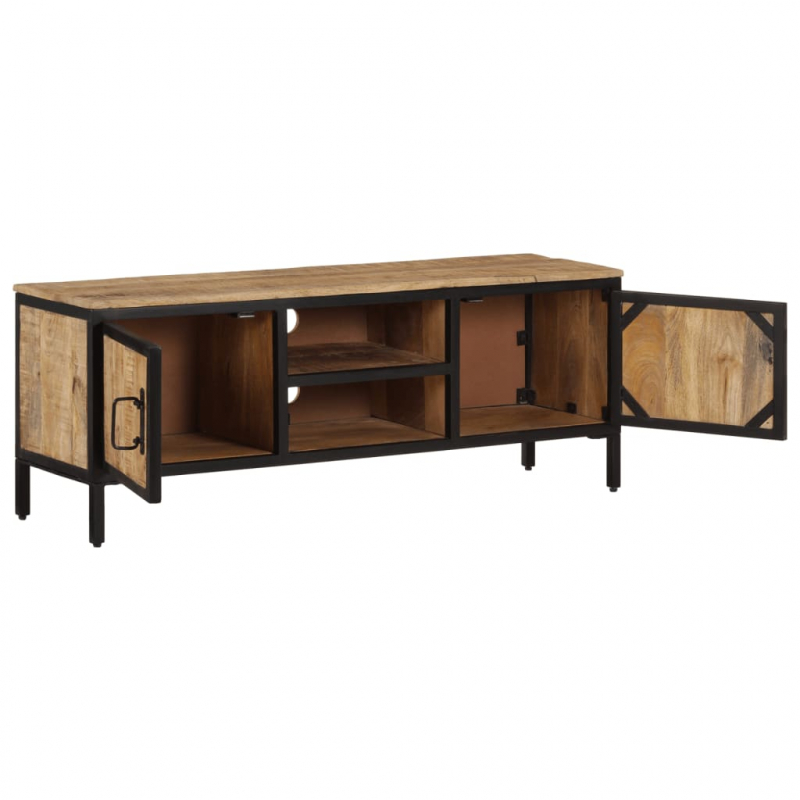 TV-Schrank 110x30x40 cm Massivholz Mango