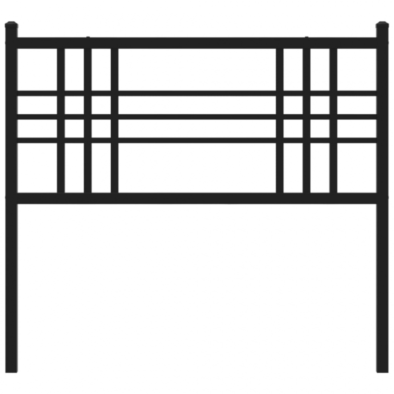 Kopfteil Metall Schwarz 90 cm