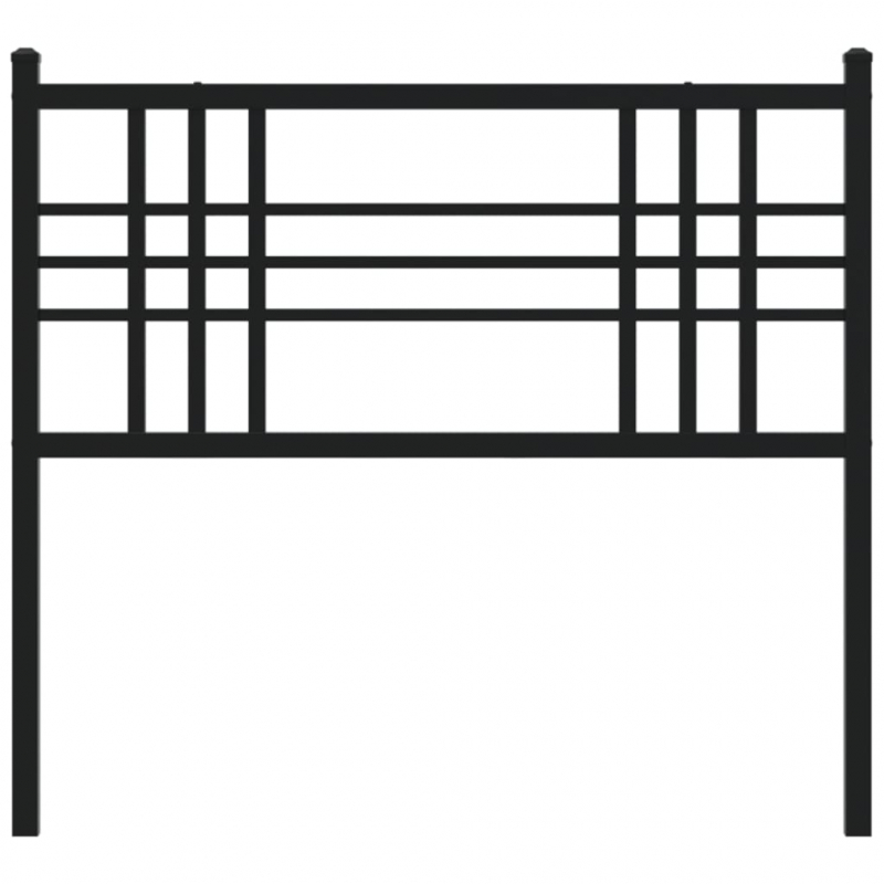 Kopfteil Metall Schwarz 100 cm