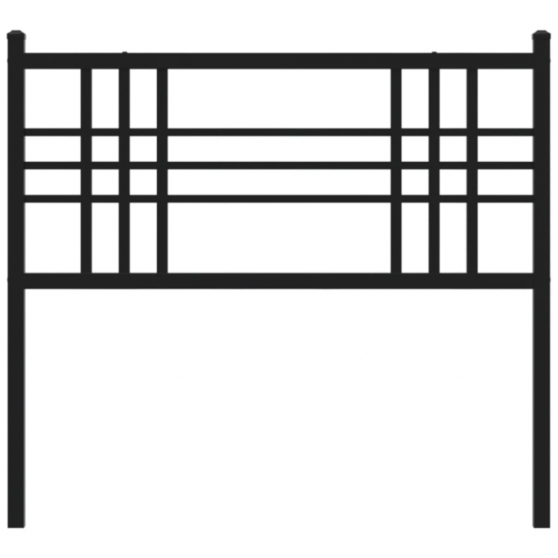 Kopfteil Metall Schwarz 107 cm