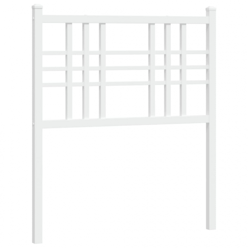 Kopfteil Metall Weiß 75 cm