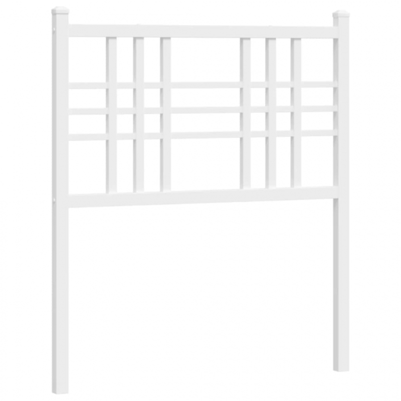 Kopfteil Metall Weiß 80 cm