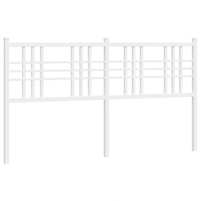 Kopfteil Metall Weiß 160 cm