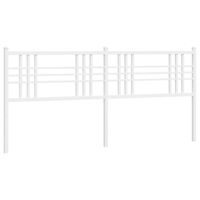 Kopfteil Metall Weiß 193 cm
