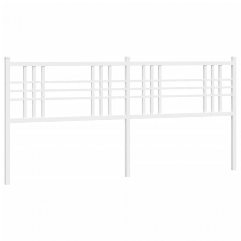 Kopfteil Metall Weiß 200 cm